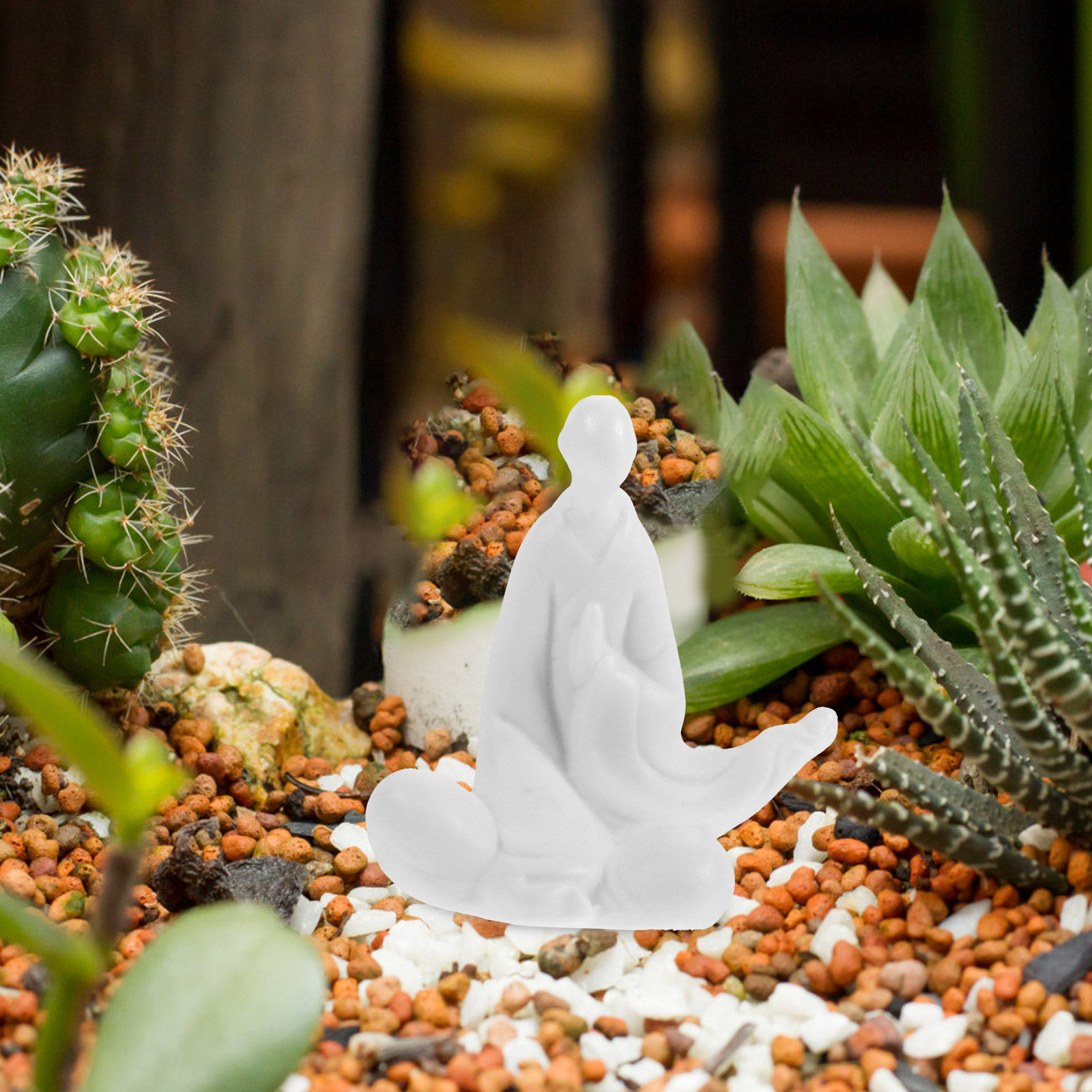 Patung Biksu Tanpa Wajah, Terb - Home Decor White ulasan dan harga