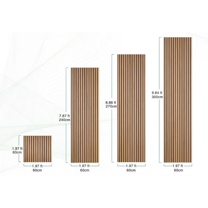 Panel Akustik Kayu Berlubang T - Home Decor Wall Tiles ulasan dan harga