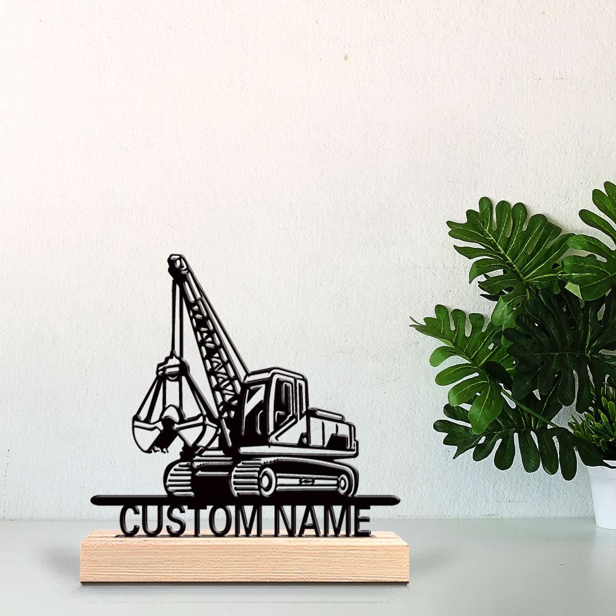 1pc Patung Traktor Custom Huru - Wooden Letter Sign ulasan dan harga