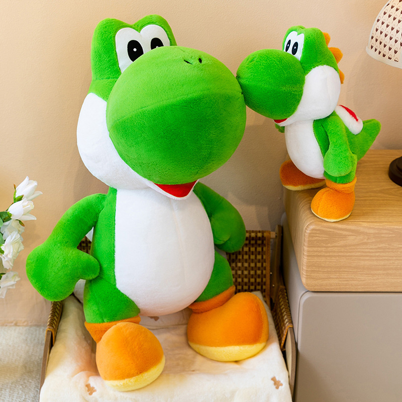 Boneka Dinosaurus Yoshi Hijau  - Decorative Throw Pillow ulasan dan harga