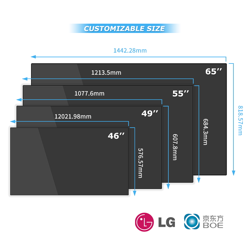 Layar Video LCD 55 Inci untuk  - Home Decor Video ulasan dan harga