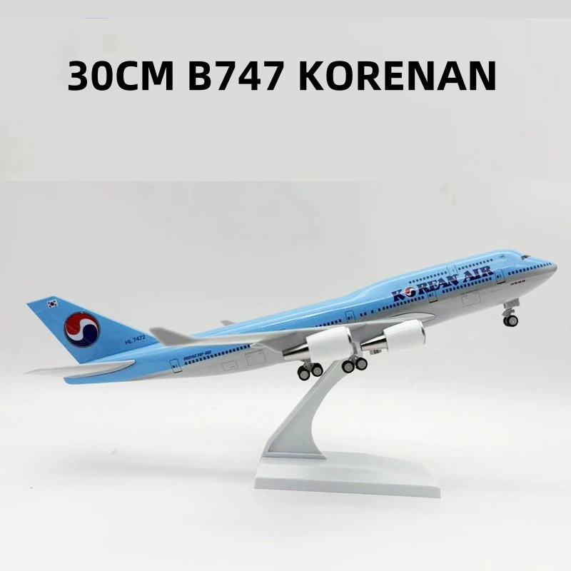 Model Pesawat Airbus B747 30cm - Home Decor Korea ulasan dan harga