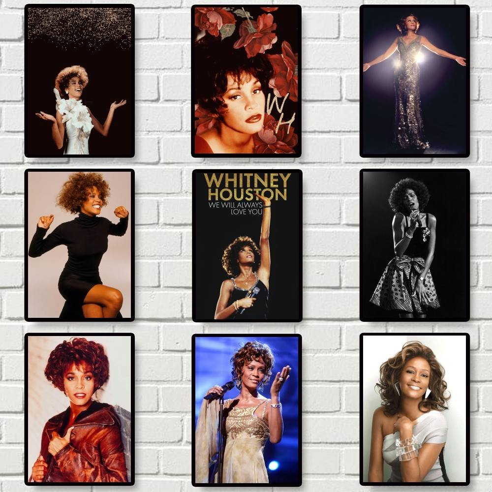 Stiker Poster Penyanyi Whitney - Home Decor Houston ulasan dan harga