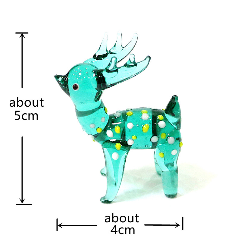 Figurin Rusa Natal Kaca Lucu K - Home Xmas Decor Ideas ulasan dan harga
