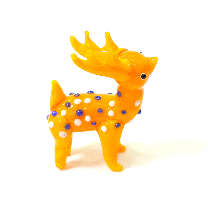 Figurin Rusa Natal Kaca Lucu K - Home Xmas Decor Ideas ulasan dan harga