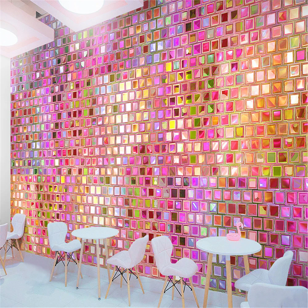 Wallpaper mosaik berwarna khus - Home Decor Online Shopping ulasan dan harga