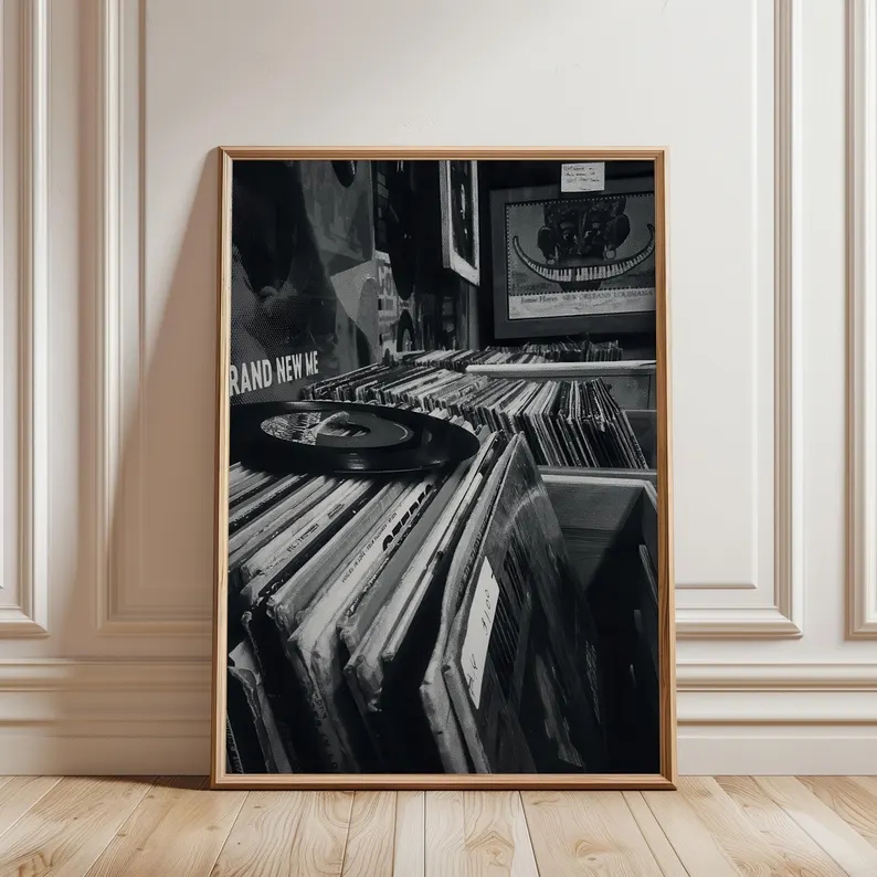 Toko Rekaman Vinil Modern Gamb - Home Decor White ulasan dan harga