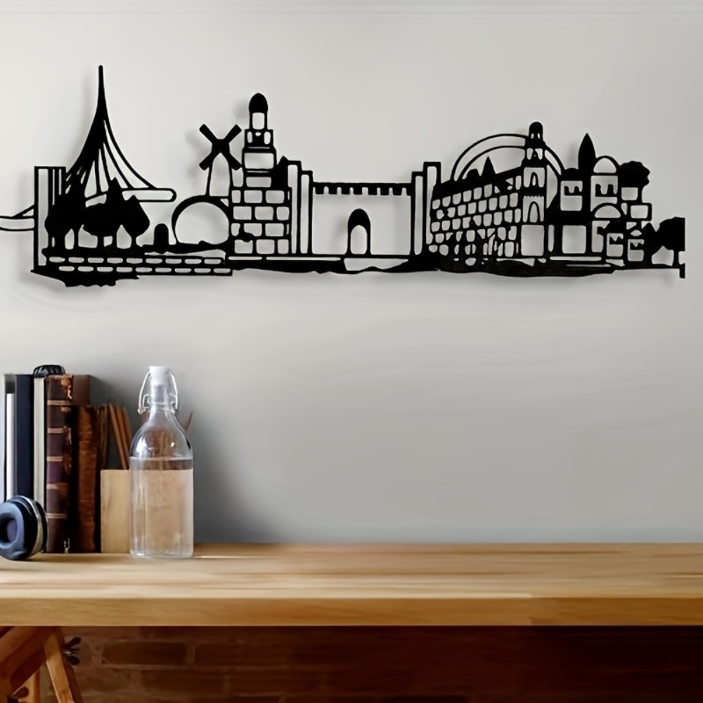 CIFBUY Seni Dinding Logam Deko - Home Decor Rustic ulasan dan harga