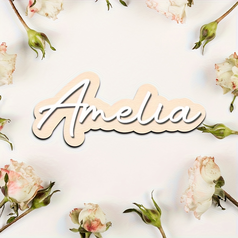 Plakat Nama Kayu Dua Lapis yan - Wooden Letter Sign ulasan dan harga