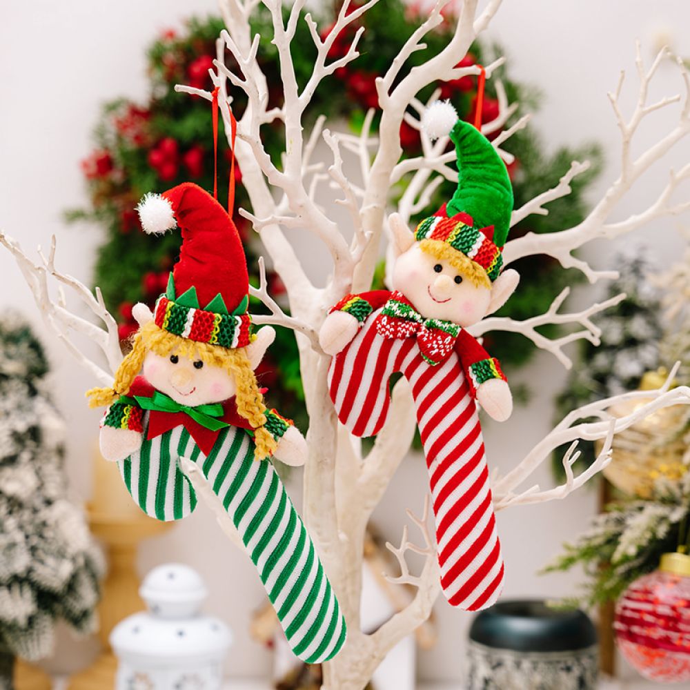Ornamen Elf dari Kain Beludru, - Home Xmas Decor Ideas ulasan dan harga
