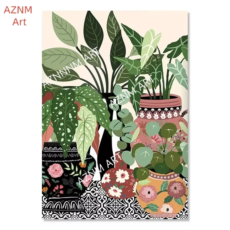 Lukisan Kanvas Seni Dinding Mo - Home Decor Wall Tiles ulasan dan harga