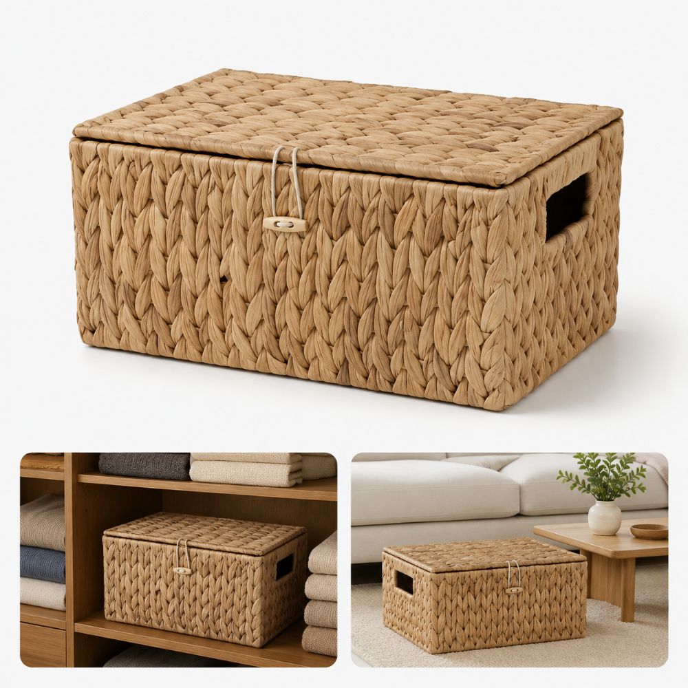Keranjang Penyimpanan Anyaman  - Rattan Plant Basket ulasan dan harga