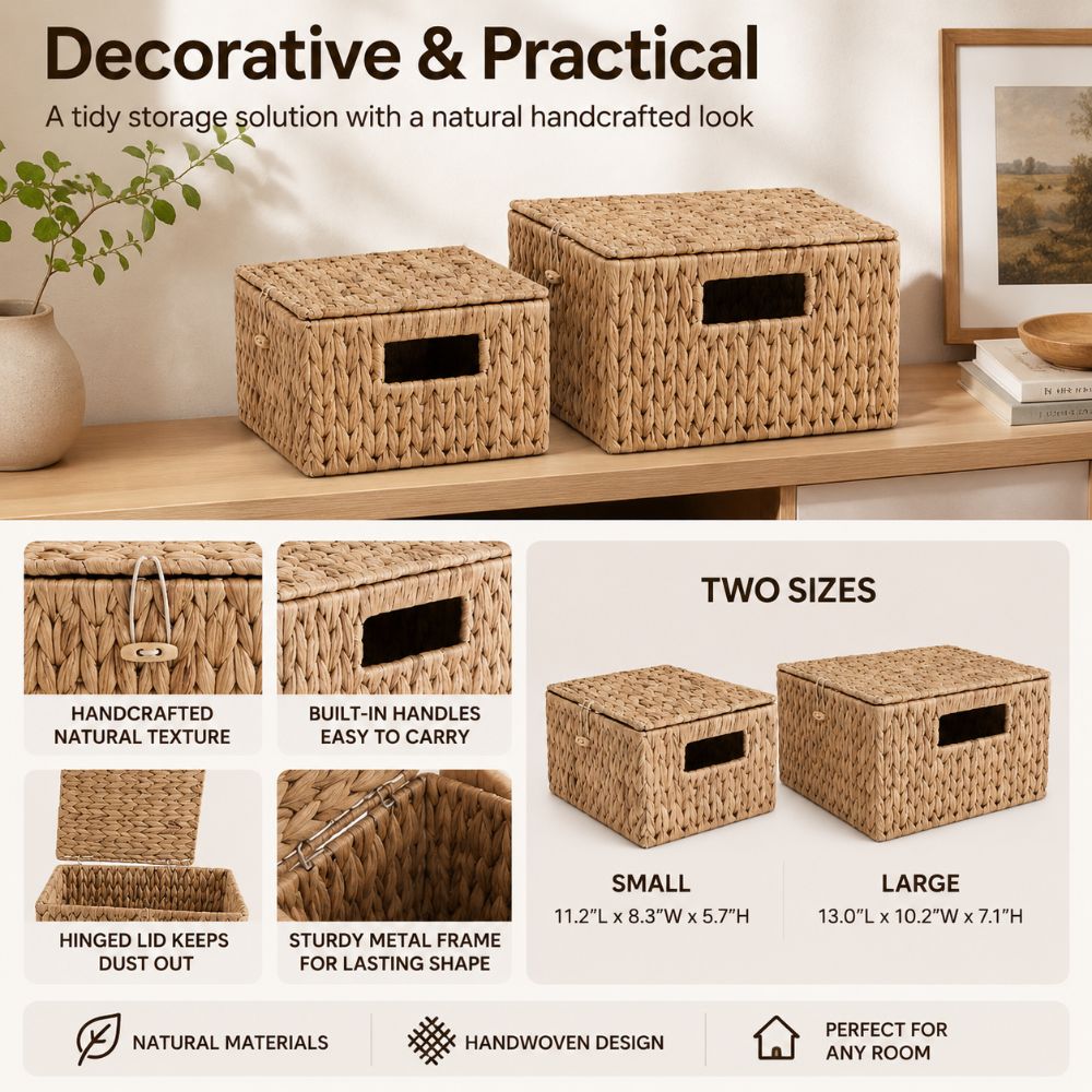 Keranjang Penyimpanan Anyaman  - Rattan Plant Basket ulasan dan harga