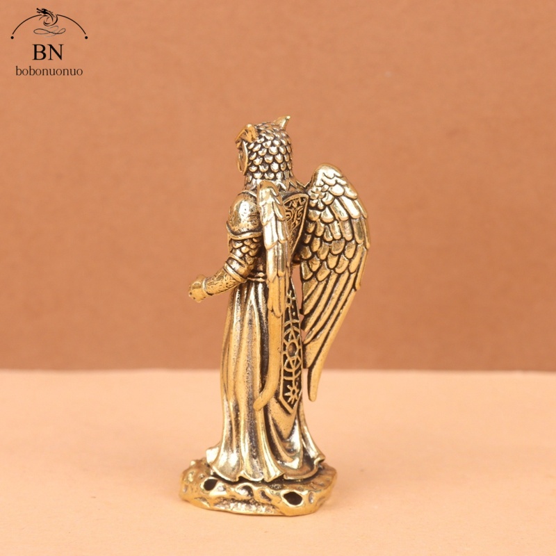 Patung Burung Hantu Kuningan R - Home Decor Korea ulasan dan harga
