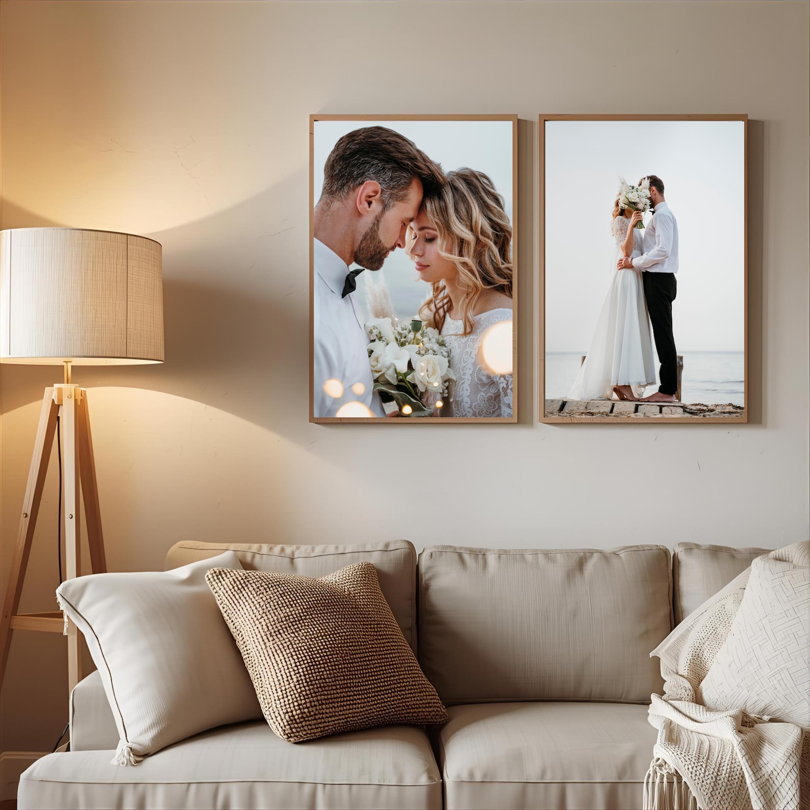 Kanvas Foto Pribadi, Seni Dind - Home Decor Rustic ulasan dan harga