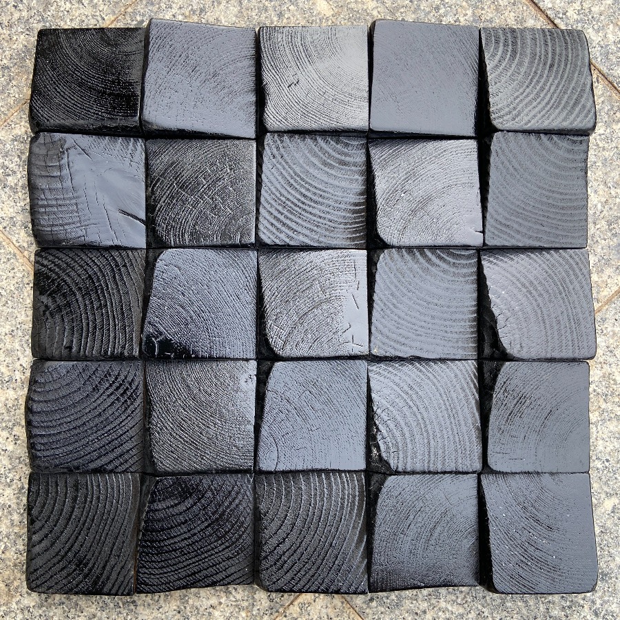 Stiker Dinding Seni 3D Kayu So - Home Decor Wall Tiles ulasan dan harga