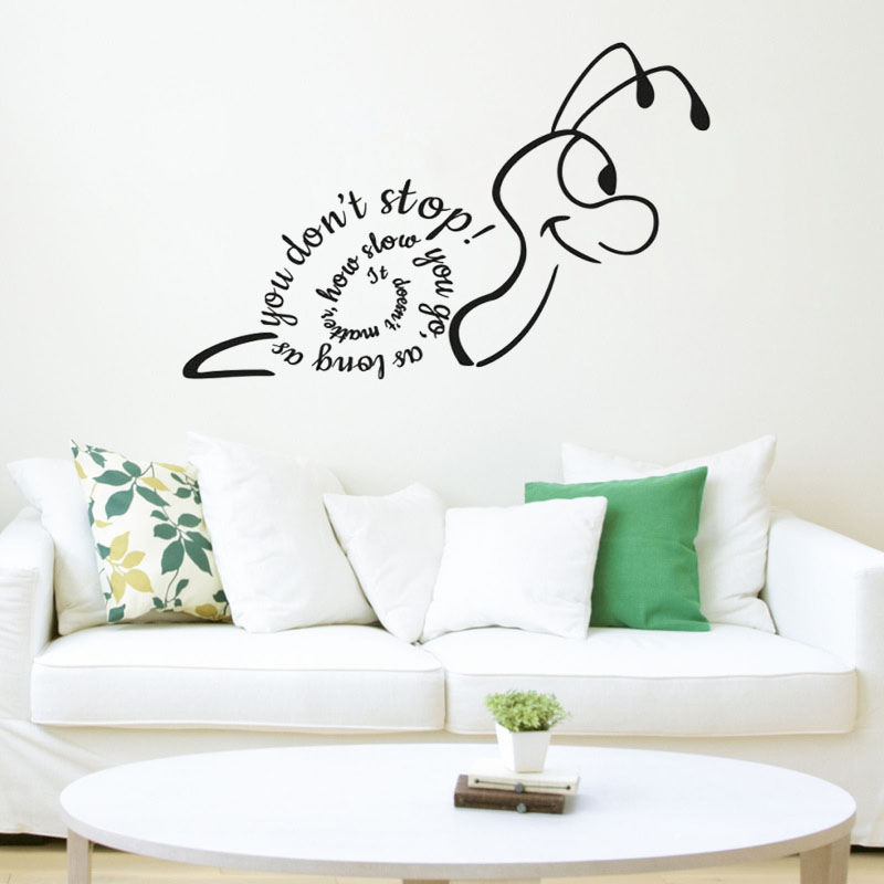 Stiker Dinding Siput Kreatif T - Home Decor How To ulasan dan harga