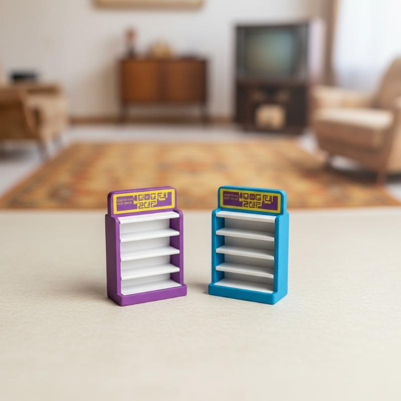 1 Set Miniatur 1/12 Rak Pita V - Home Decor Video ulasan dan harga