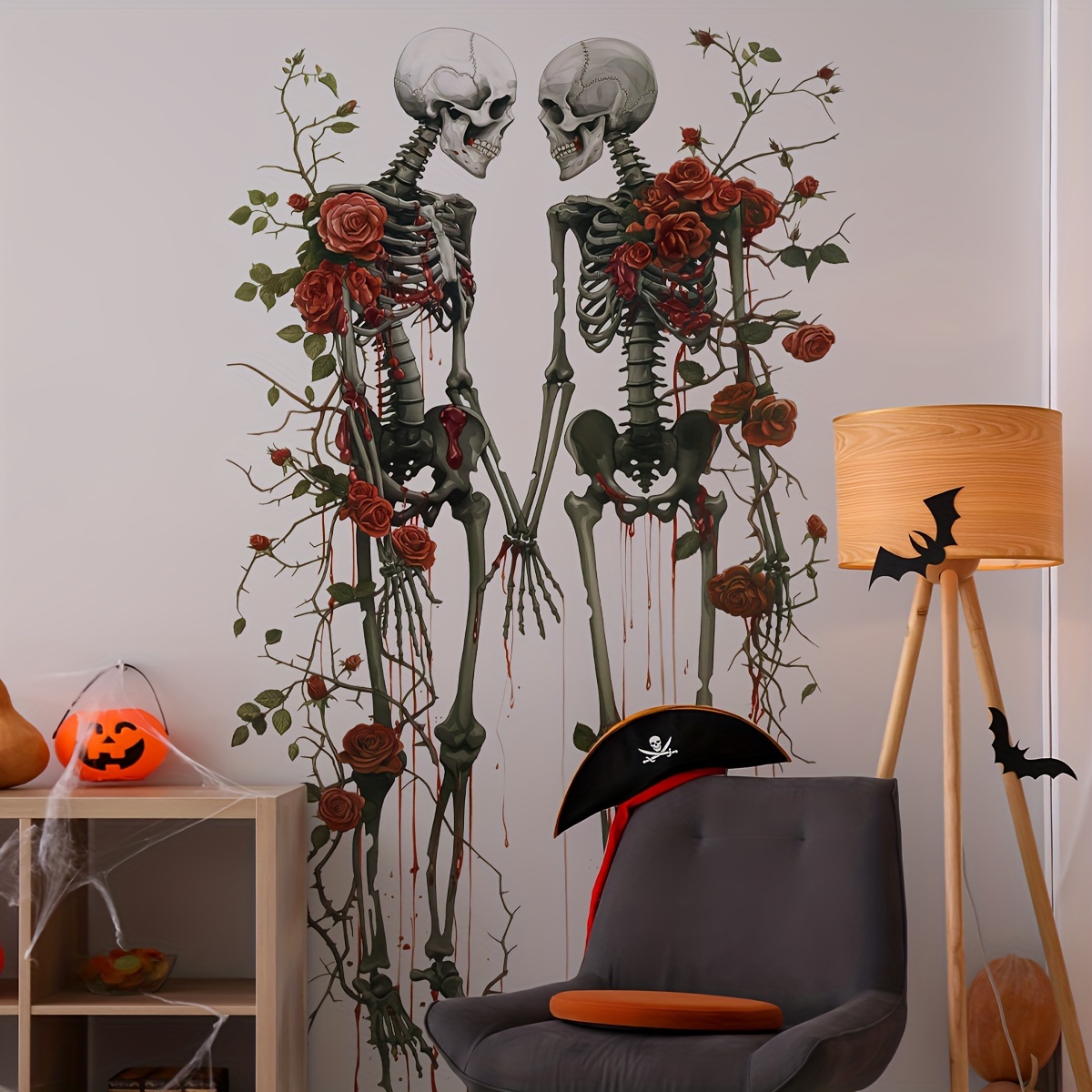2 Lembar Stiker Dinding Hallow - Home Decor Sofa ulasan dan harga