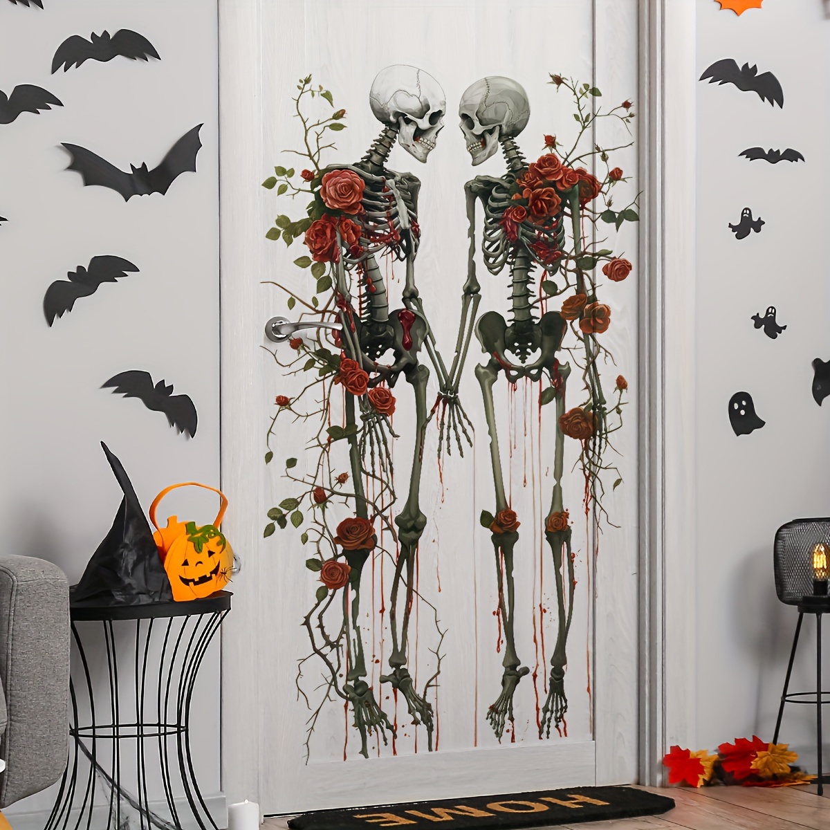 2 Lembar Stiker Dinding Hallow - Home Decor Sofa ulasan dan harga