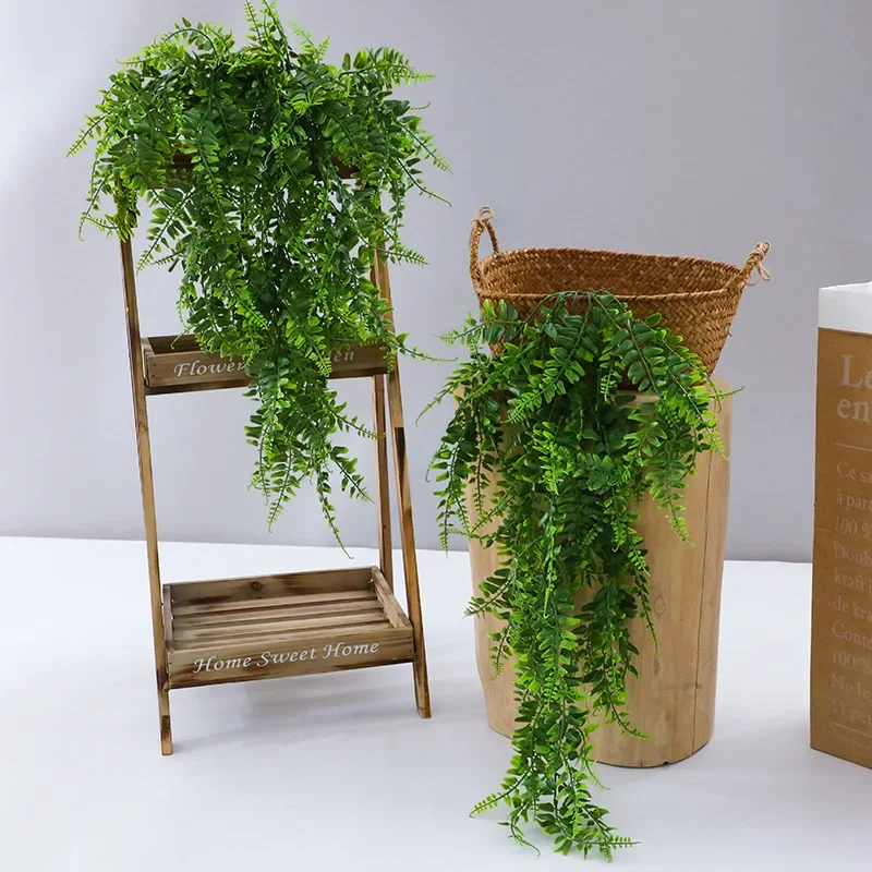 Tanaman gantung buatan 32 inci - Rattan Plant Basket ulasan dan harga