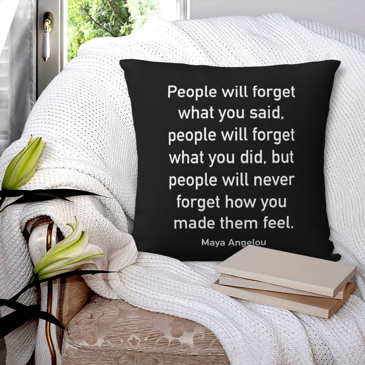 Maya Angelou How You Made Them - Home Decor How To ulasan dan harga