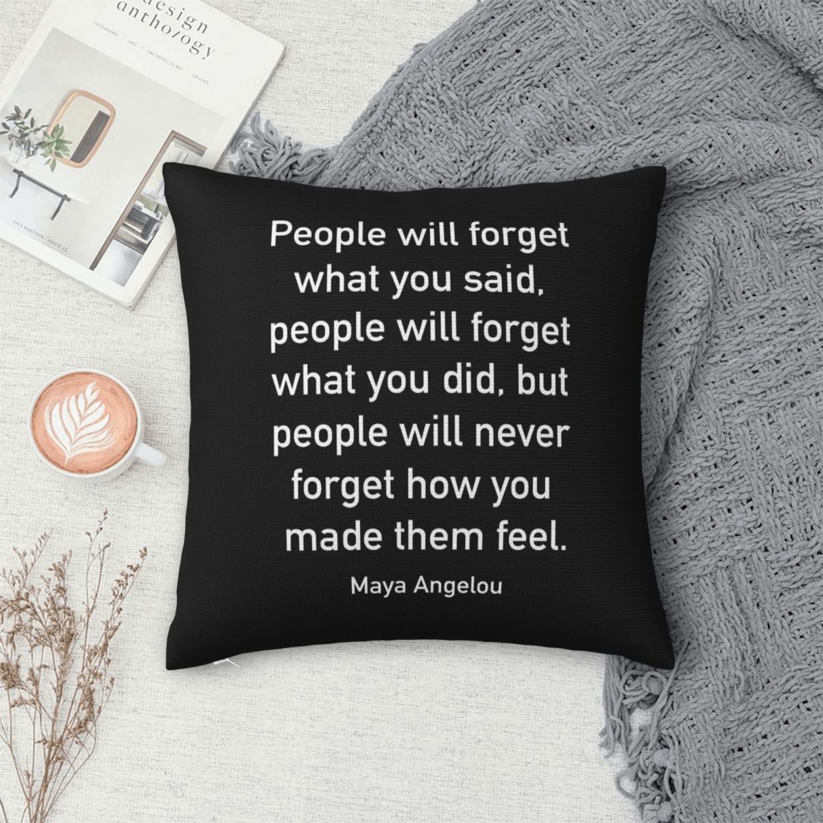 Maya Angelou How You Made Them - Home Decor How To ulasan dan harga