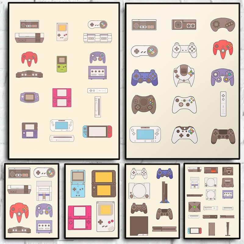 Poster Evolusi Perangkat Gengg - Home Decor Video ulasan dan harga