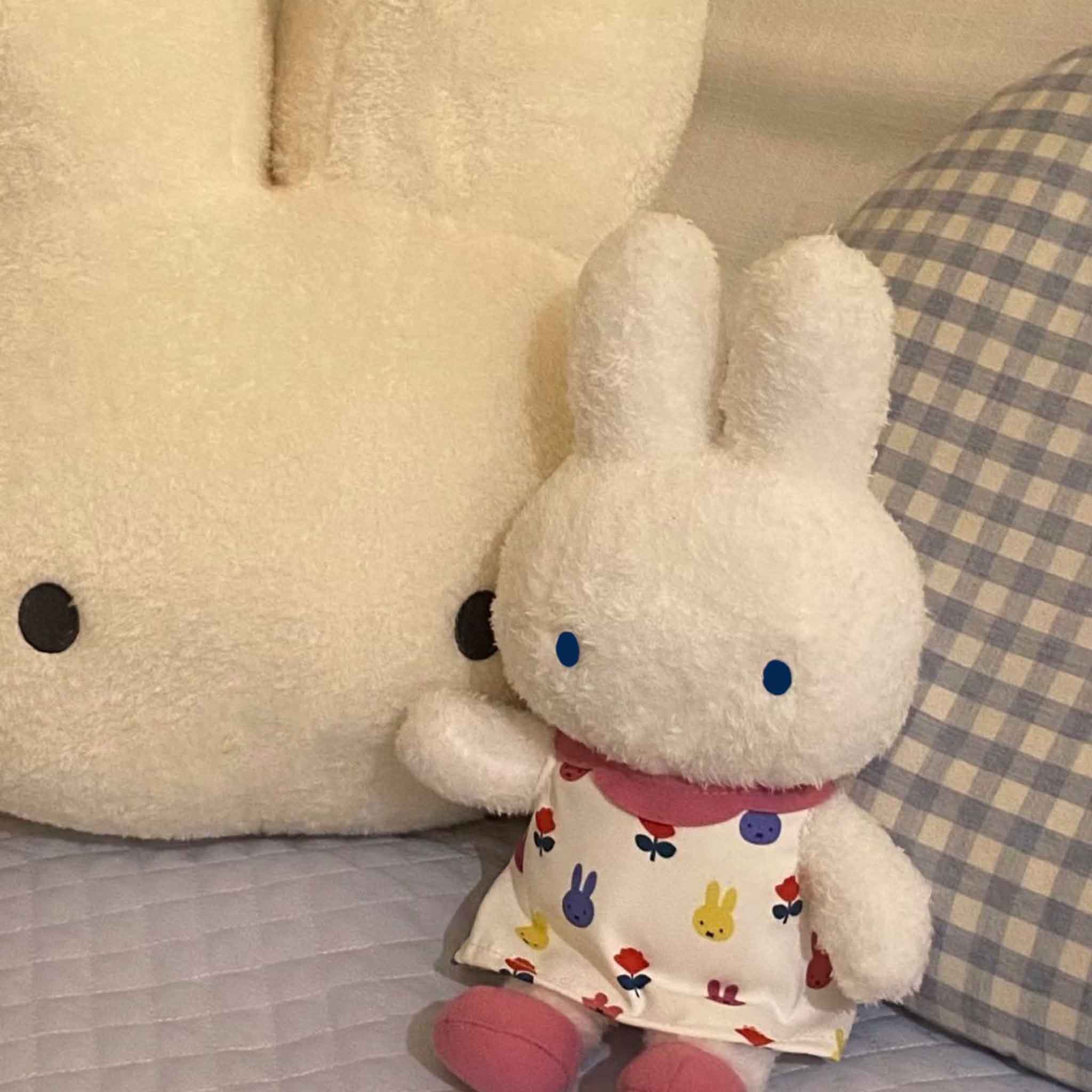 Boneka Kelinci Berbulu Lembut  - Decorative Throw Pillow ulasan dan harga