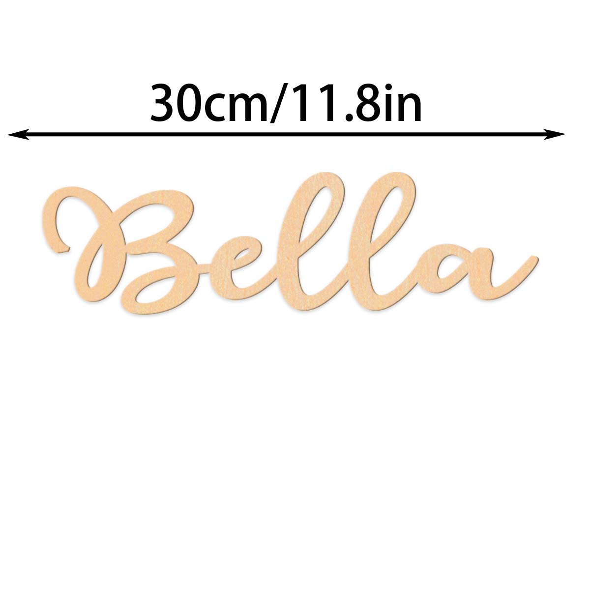 1 Buah Tanda Kayu Nama Kustom  - Wooden Letter Sign ulasan dan harga
