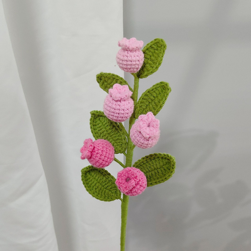 Buket bunga buatan tangan, hia - Yarn Home Decor ulasan dan harga