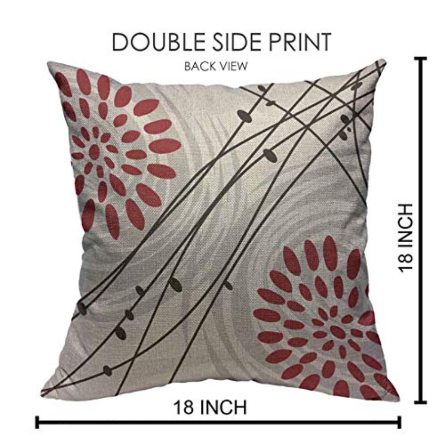 Sarung Bantal Hitam Desain Bun - Decorative Throw Pillow ulasan dan harga
