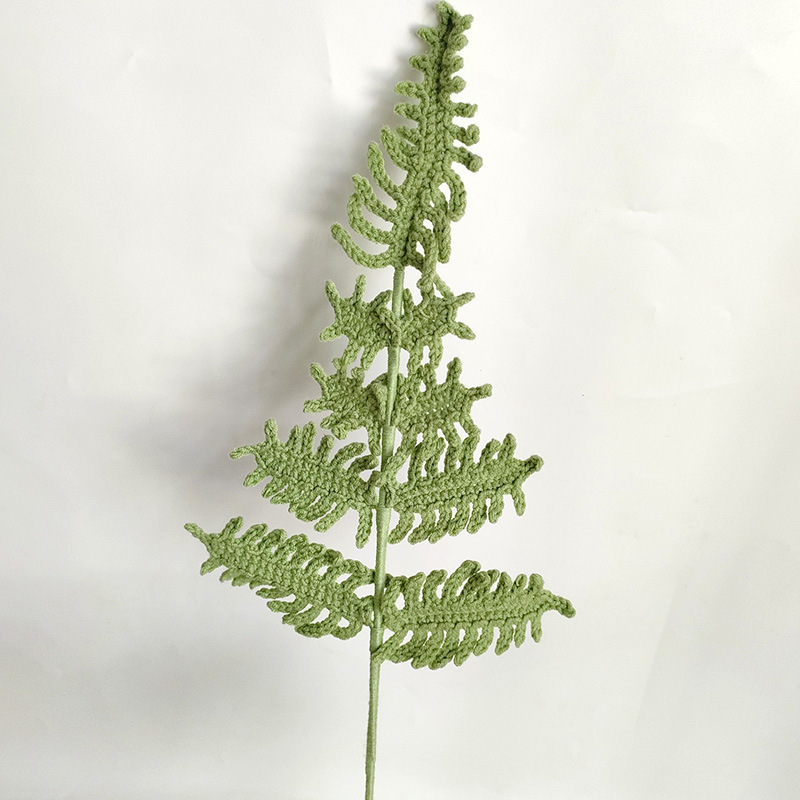 Buket bunga baru dengan daun p - Yarn Home Decor ulasan dan harga