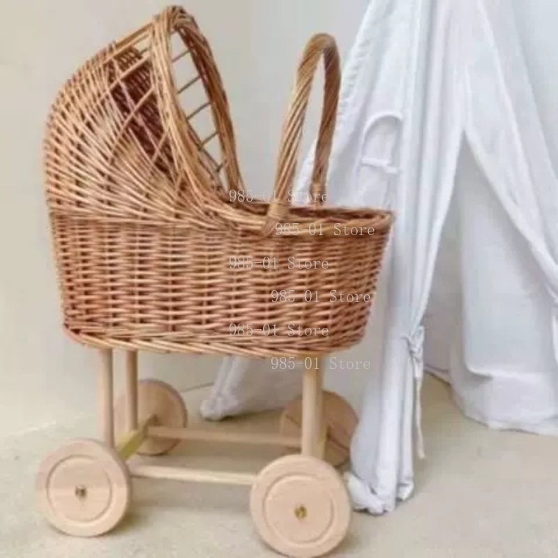 Keranjang anyaman rotan multif - Rattan Plant Basket ulasan dan harga