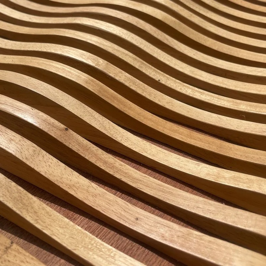 Panel Dinding Kayu Seni 3D Ber - Home Decor Wall Tiles ulasan dan harga